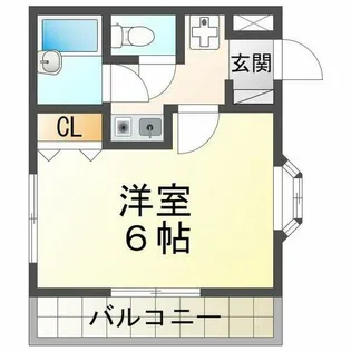 サンウィング神陽【4階】の間取り