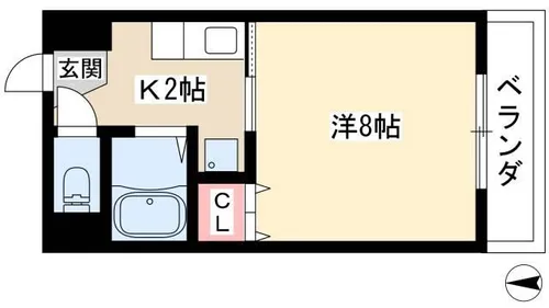 フレア【2階】の間取り