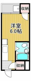 ロイヤルハイツ川西【2階】の間取り