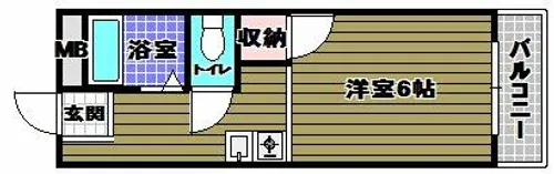 メゾンドクレール【2階】の間取り