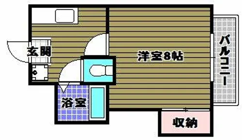 エレガントハイツ【2階】の間取り