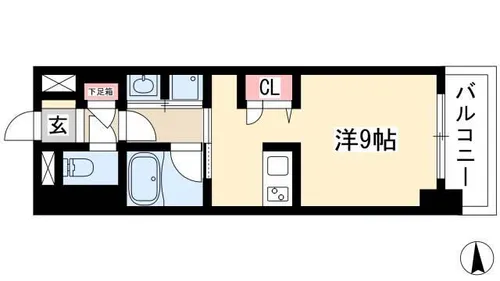aLATO丸の内【1204号室】の間取り