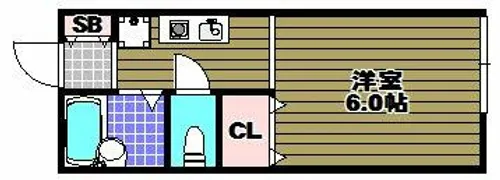 アメニティハイム【1階】の間取り