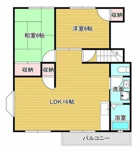 メゾン津々山台【2階】の間取り