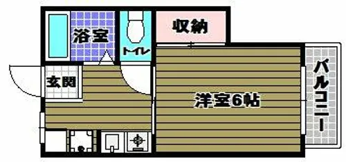 アミティハイム【1階】の間取り