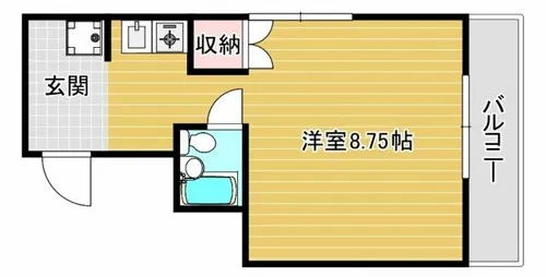 ピソ・デ・ホベン【4階】の間取り