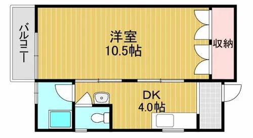 恵マンション【2階】の間取り
