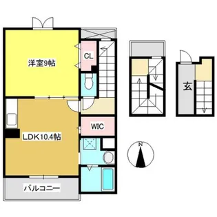 マーガレット23【3階】の間取り