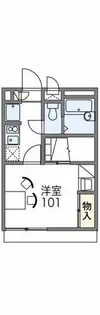 レオパレスルソレイユ【1階】の間取り