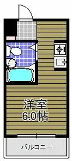 ロイヤルハイツ北野田【3階】の間取り