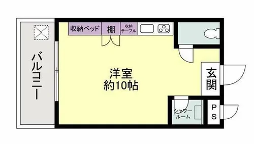 ポプリオンガーデン【2階】の間取り