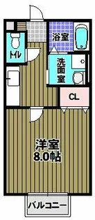 エスペランス【2階】の間取り