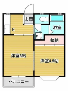 さかえコーポ【2階】の間取り