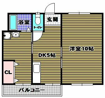 マンションサンライズ壱番館【1階】の間取り