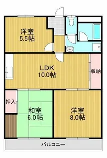 ロイヤルハイツ【1階】の間取り