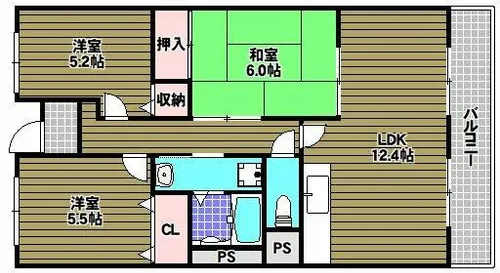 プレミール28【2階】の間取り