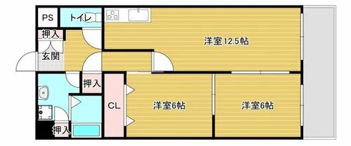 YFヒルズ宮山【1階】の間取り