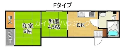 三友ビル御崎【3階】の間取り