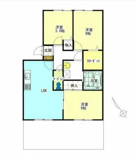 そなぎハイツ【1階】の間取り