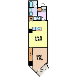 AXIA MEIEKI【4階】の間取り