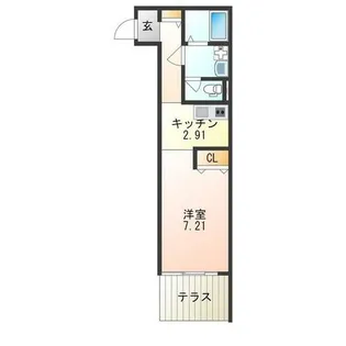 Casa del Sol【1階】の間取り