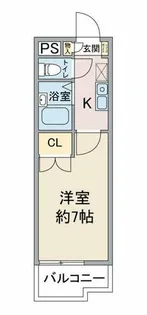ヒルズmy【1階】の間取り