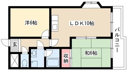 アネックスM2【4階】の間取り