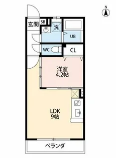 ゼフィール【101号室】の間取り
