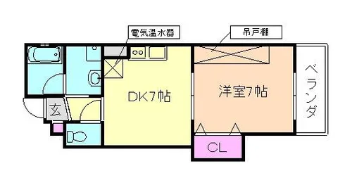 フェアーライフビル【3階】の間取り