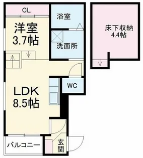 JOLIE MAISON2【3階】の間取り