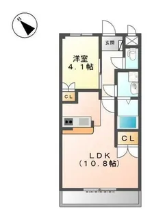 ウィンド ヒル【1階】の間取り