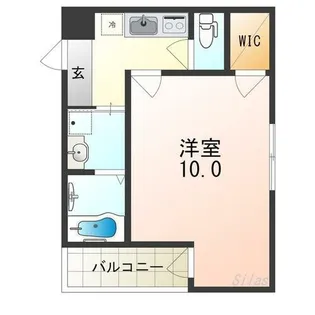 フジパレス湊Ⅰ番館【3階】の間取り