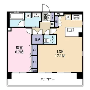 CityLife新大阪L’avenir(0004546)【5階】の間取り