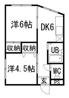 マキシム足原【302号室】の間取り