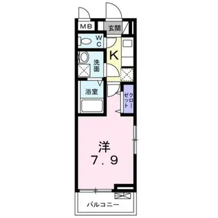 キアーロ 下田【2階】の間取り
