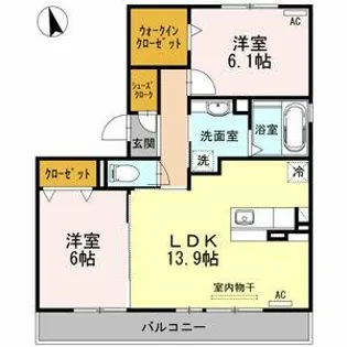 サクセスⅤ【3階】の間取り
