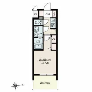 CREST TAPP平安通【704号室】の間取り