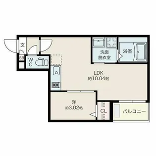 Jack inaeiⅢ【2階】の間取り