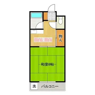 コーポ鹿田【205号室】の間取り