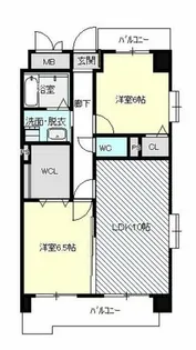 カーサ・ボニータ【8階】の間取り