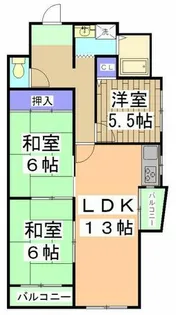 アビジット【6階】の間取り