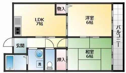 マツダハイツ【2階】の間取り