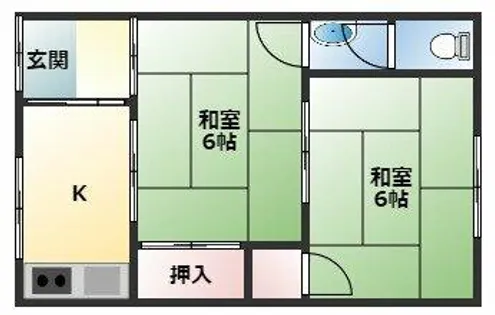 小川文化【1階】の間取り