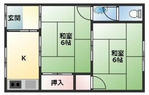 小川文化【1階】の間取り