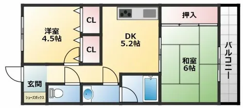 新栄プロパティー島泉【3階】の間取り