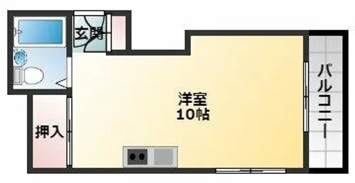 ウインライフ松原I【5階】の間取り