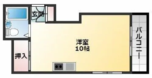 ウインライフ松原I【5階】の間取り