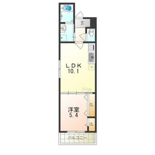 フジパレス堺北長尾【1階】の間取り