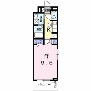 ルミウスⅤ【2階】の間取り