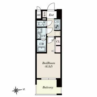 CREST TAPP平安通【1103号室】の間取り